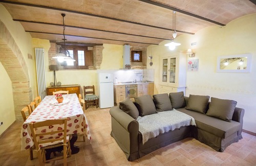 Loreto House | Borgocuore: Lavender and Rosemary House with pool view