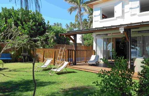 Caphomard House | Bourbon picine villa with private beach on the lagoon