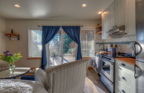 Eastsound Cottage | Bramble Seaview Cottage - Lower Studio Suite With Sparkly Water View