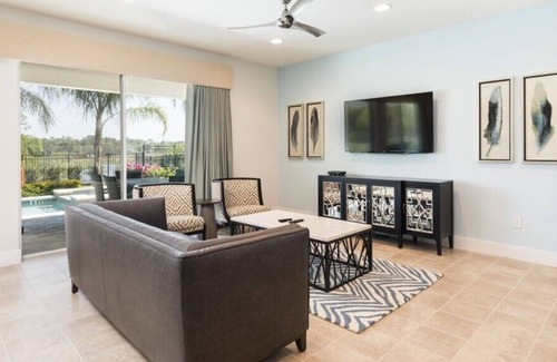 Downtown Orlando Villa | Brand New,14 Guests,Free Shuttle,Encore WaterPark,XBOX,Movie,Games,Pool/Spa