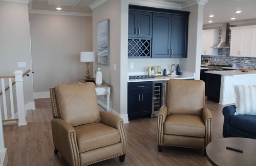Ocean Isle Beach House | BRAND NEW HOME, PRIVATE POOL, partial ocean view, steps to beach!