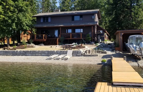 Nordman House | Brand New Listing. Remodeled lake home, private beach and dock