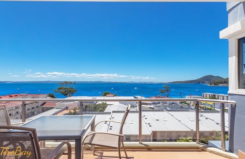Shoal Bay Apartment | Breakwater Apartment 402 - Looking over Shoal Bay