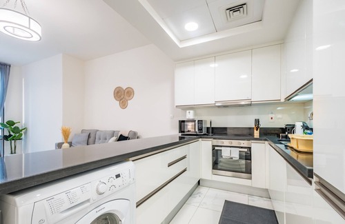 Business Bay Apartment | Bright 1BR in Noura Tower, Al Habtoor City, Business Bay