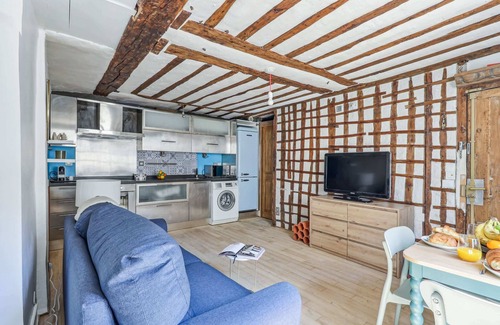 Vivienne Apartment | Bright 1BR - Walk to Louvre - Opera