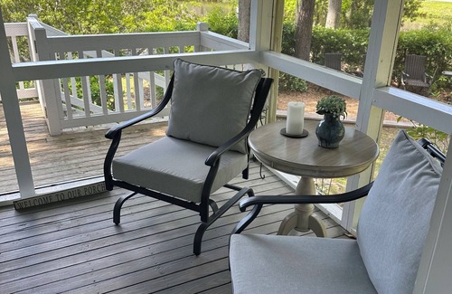 Okatie Villa | Bright 3 Bdrm -2 bath Coastal Villa on Exclusive Callawassi Island-Golf Included