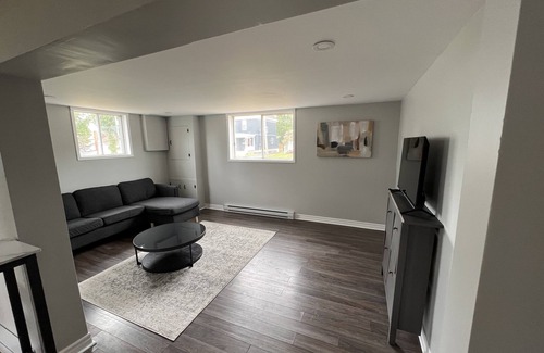 New Glasgow Apartment | Bright and fresh basement apartment, newly renovated.