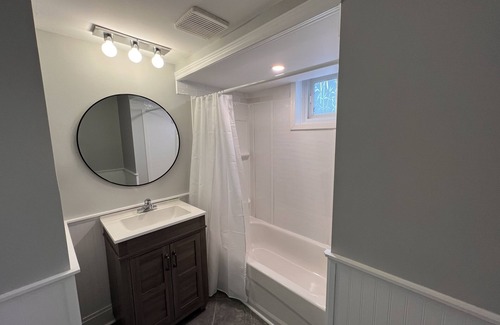 New Glasgow Apartment | Bright and fresh basement apartment, newly renovated.