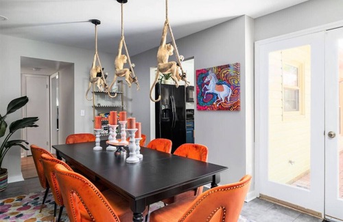 High Point House | Bright, colorful home near Market & HPU
