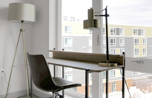 Forest Hills - Woodbourne Apartment | Bright Jamaica Plain 1BR w/ Gym & W/D, near Orange Line, by Blueground