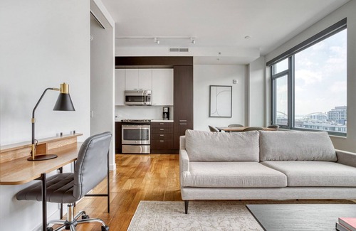 Navy Yard Apartment | Bright Navy Yard 1BR w/Gym & W/D, steps from Nats Park, by Blueground