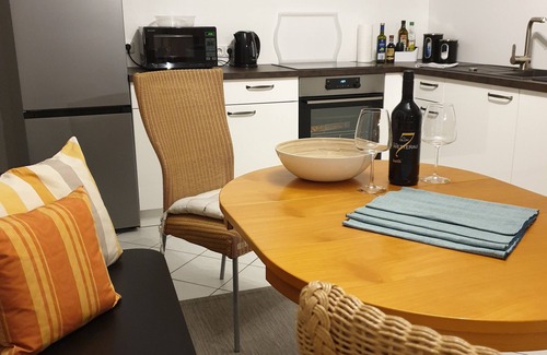Reichlsheim Condo | Bright new apartment with dream view modern, comfortable with train connection