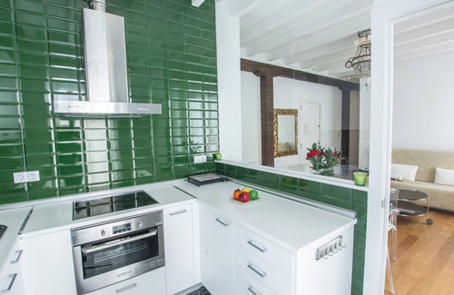 San Sebastian Centro Apartment | Bright Penthouse with huge terrace & AC in City Center