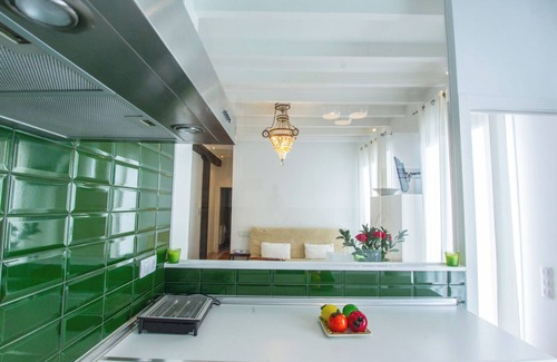 San Sebastian Centro Apartment | Bright Penthouse with huge terrace & AC in City Center