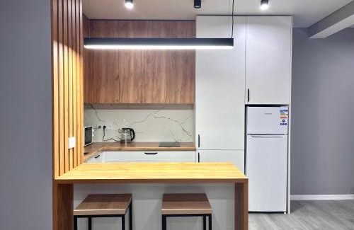 Almaty Apartment | Bright Raimbek19-21 Residence 1br, next to metro & drinking water as a gift