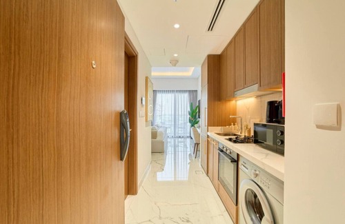 Nad Al Sheba Apartment | Bright & Stylish Studio in Meydan | Azizi Riviera