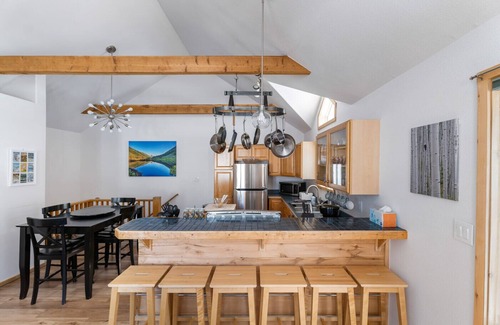 Crested Butte House | Bright w/High Ceilings & Deck - 2 Blocks from Elk in Quiet Corner of Town w/EV!