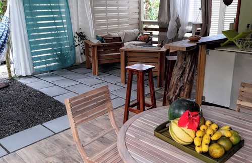 Sainte-Marie Apartment | Bromeliads at Djo and Rosy's