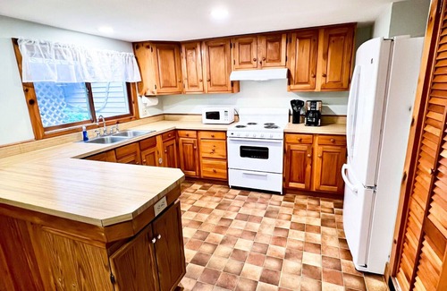 Schroon Lake Apartment | Bubar Barn - screen porch, deck, + parking