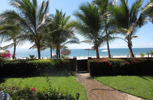Bucerias Apartment | BUCERIAS~Beachfront~10 STEPS TO THE BEACH~Tropical Gardens and Great location!