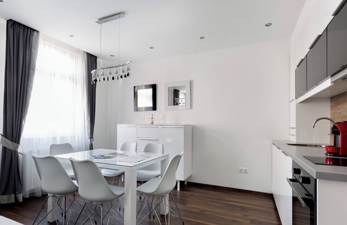 Inner City Budapest Apartment | Budapest michaelides suites 2 bedroom modern flatin the heart of Budapest for 4