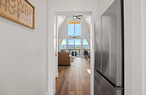 Chattanooga Valley Cabin | Buffalo Bluff | Western A-frame Cabin | Bluff Views!
