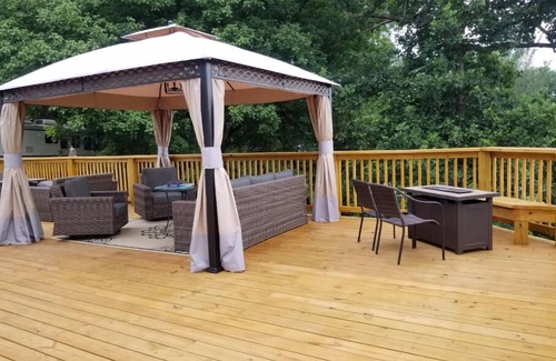 Bryson City Bed & Breakfast | "Buffalo" Guestroom at bed and breakfast on11 park-like acres