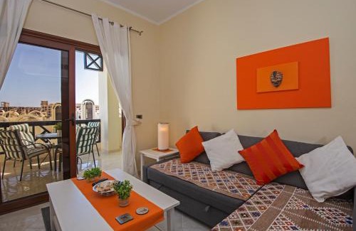 Sahl Hasheeh Apartment | Buki-Gravity-Homes, App No2, amazing seaview apartment in 5 star hotel Gravity Sahl Hasheesh-FOR GUESTS WITH NONEGYPTIAN PASSPORTS