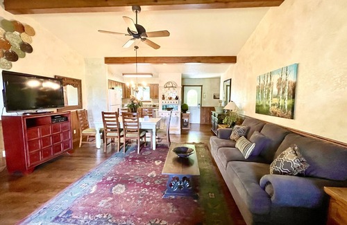 Mount Ida Cottage | C8, Two bedroom, two bath log-sided, lake view luxury cottage with hot tub by RedAwning