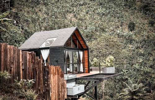 Pereira Cabin | Cabaña Entre Montañas a15 min de Pereira Vista+jacuzzi+desayuno