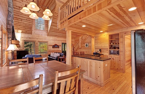 Saugatuck Cabin | Cabin tucked in the trees with private hot tub & lake/pool access