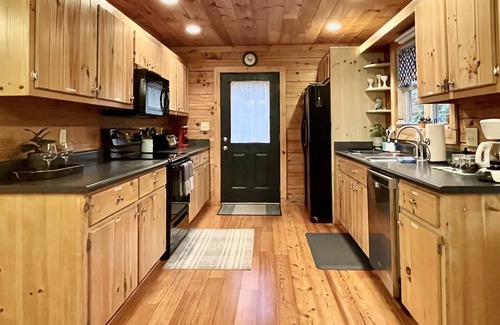 Lake Lure Cabin | Cabin w/Game Room, Fire Pit & Private River Trail