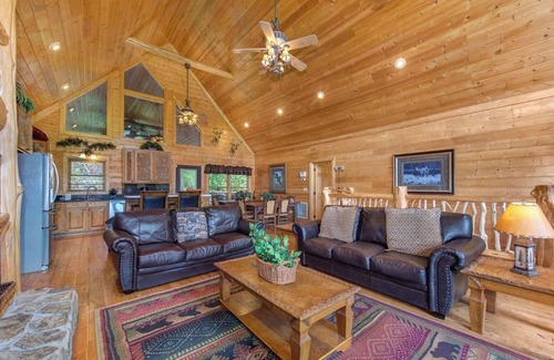 Wears Valley Cabin | Cabin w/Hot Tub, Theater & Views - Sleeps 22