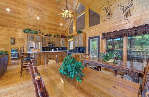 Wears Valley Cabin | Cabin w/Hot Tub, Theater & Views - Sleeps 22