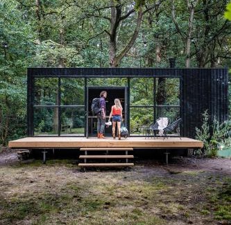 Brasschaat Ski Chalet | Cabins in the woods with wellness