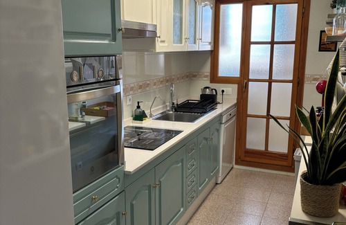 Calafell Apartment | Calafell Beachfront Escape. Spacious Attic with Rooftop Terrace and Pool.