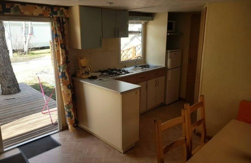 Saint-Martin-de-Queyrieres House | Camping Caravaneige L'Iscle de Prelles* - Mobile home Comfort Super Mercure 3 rooms 7 people