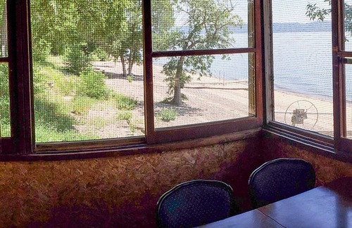 Pepin County Cabin | Camp Pepin's JJ Saul Cabin - Fall asleep to the Rippling Waters of Lake Pepin