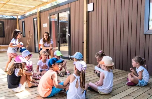 Saint-Girons Plage House | Camping Campéole Les Tourterelles * - 4 Room Cottage 6 People Air Conditioned + TV