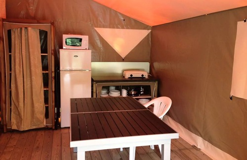 Landry House | Camping Eden de la Vanoise* - Canvas Bungalow Canada 3 Rooms 5 People Without Sanitary