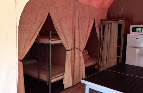 Landry House | Camping Eden de la Vanoise* - Canvas Bungalow Canada 3 Rooms 5 People Without Sanitary