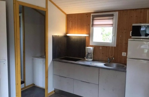 Coulon Ski Chalet | Camping La Venise Verte * - COMFORT chalet 29 m² (2 bedrooms) + 11m² terrace + TV for 5 people