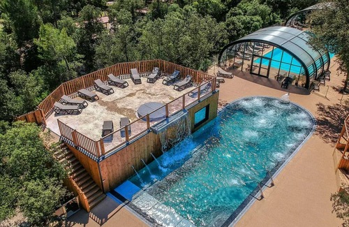 Sommieres House | Camping Le Domaine de Massereau* - Premium 4-room mobile home for 6 people Air-conditioned