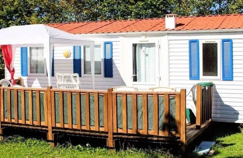 Verteillac House | Camping Le Pontis* - 4-room mobile home for 6 people