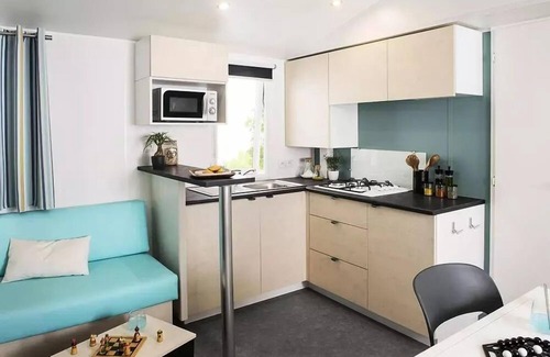 Pont-de-Poitte House | Camping Les Pêcheurs* - Mobile home Family XL 4 rooms 6/7 people Air-conditioned