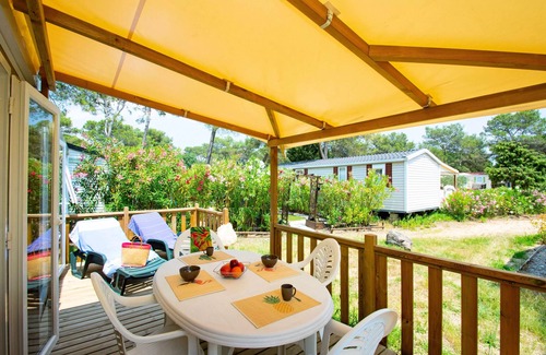 Puget-sur-Argens House | Camping Montana Parc Oasis Village - Coeur de l'Estérel * - Mobil Home Luxury 4 Rooms 6/8 People Air-conditioned + TV