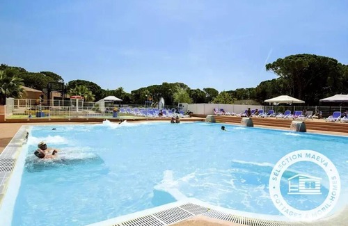 Puget-sur-Argens House | Camping Montana Parc Oasis Village - Coeur de l'Estérel * - Villa Cottage 4 Rooms 6/8 People Air Conditioned + TV