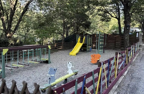 Bauduen House | Camping Tikayan Rives du Lac de Sainte Croix* - Tennessy mobile home with 2-room jacuzzi for 2 people Air-conditioned