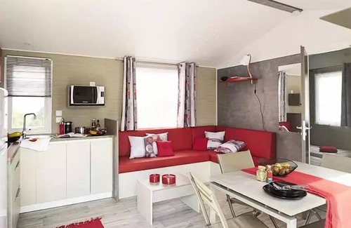 Binic House | Campsite LE PANORAMIC * - MOBILE HOME NIRVANA 31 M2 with covered terrace 4 people