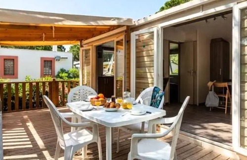 Torreilles House | Campsite La Palmeraie * - Classic 3-room mobile home for 4/6 people Air-conditioned